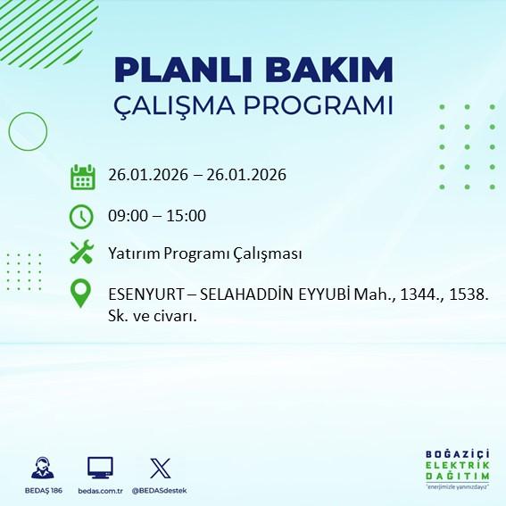 İstanbul BEDAŞ elektrik kesintisi! 25-26 Ocak İstanbul'da elektrik kesintisi son dakika ne zaman bitecek, elektrikler ne zaman gelecek? İstanbul BEDAŞ elektrik kesintisi! 25-26 Ocak İstanbul'da elektrik kesintisi son dakika ne zaman bitecek, elektrikler ne zaman gelecek?