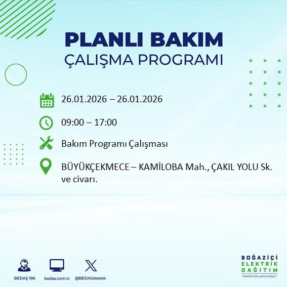İstanbul BEDAŞ elektrik kesintisi! 25-26 Ocak İstanbul'da elektrik kesintisi son dakika ne zaman bitecek, elektrikler ne zaman gelecek? İstanbul BEDAŞ elektrik kesintisi! 25-26 Ocak İstanbul'da elektrik kesintisi son dakika ne zaman bitecek, elektrikler ne zaman gelecek?
