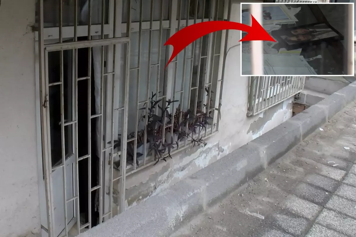 Vahşet bu evde yaşandı! Pencere aralandı, sehpadaki resim dikkat çekti