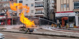 Kırıkkale'de doğal gaz borusunun patlaması sonucu 1 işçi yaralandı