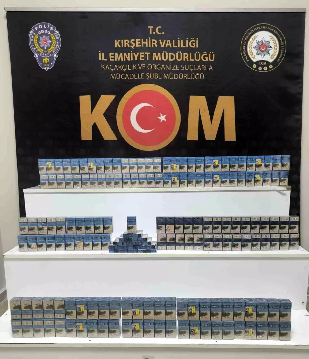 Kırşehir'de kaçak sigara operasyonu: 380 paket ele geçirildi