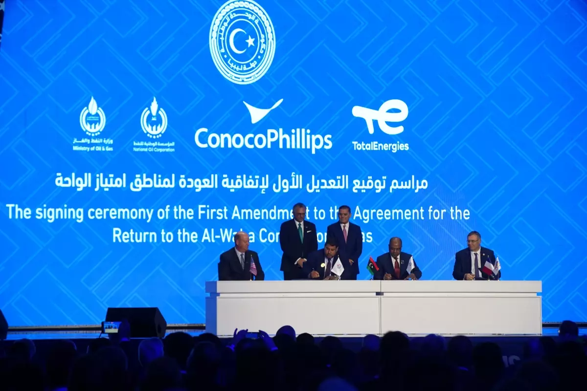 Libya, Fransız ve ABD Şirketleriyle 20 Milyar Dolarlık Petrol Anlaşması İmzaladı