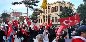 Samsun'da 'Bayrağa Saygı' yürüyüşü yapıldı
