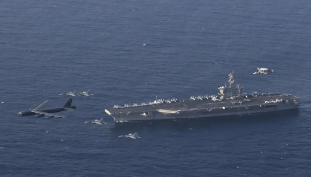 savas canlari caliyor dev ucak gemisi bolgeye 19500424 686 m