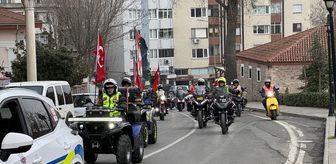 Tekirdağ'da 'Bayrağa Saygı Sürüşü' düzenlendi
