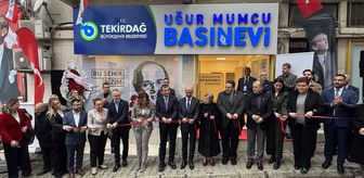 Tekirdağ'da 'Uğur Mumcu Basınevi' açıldı