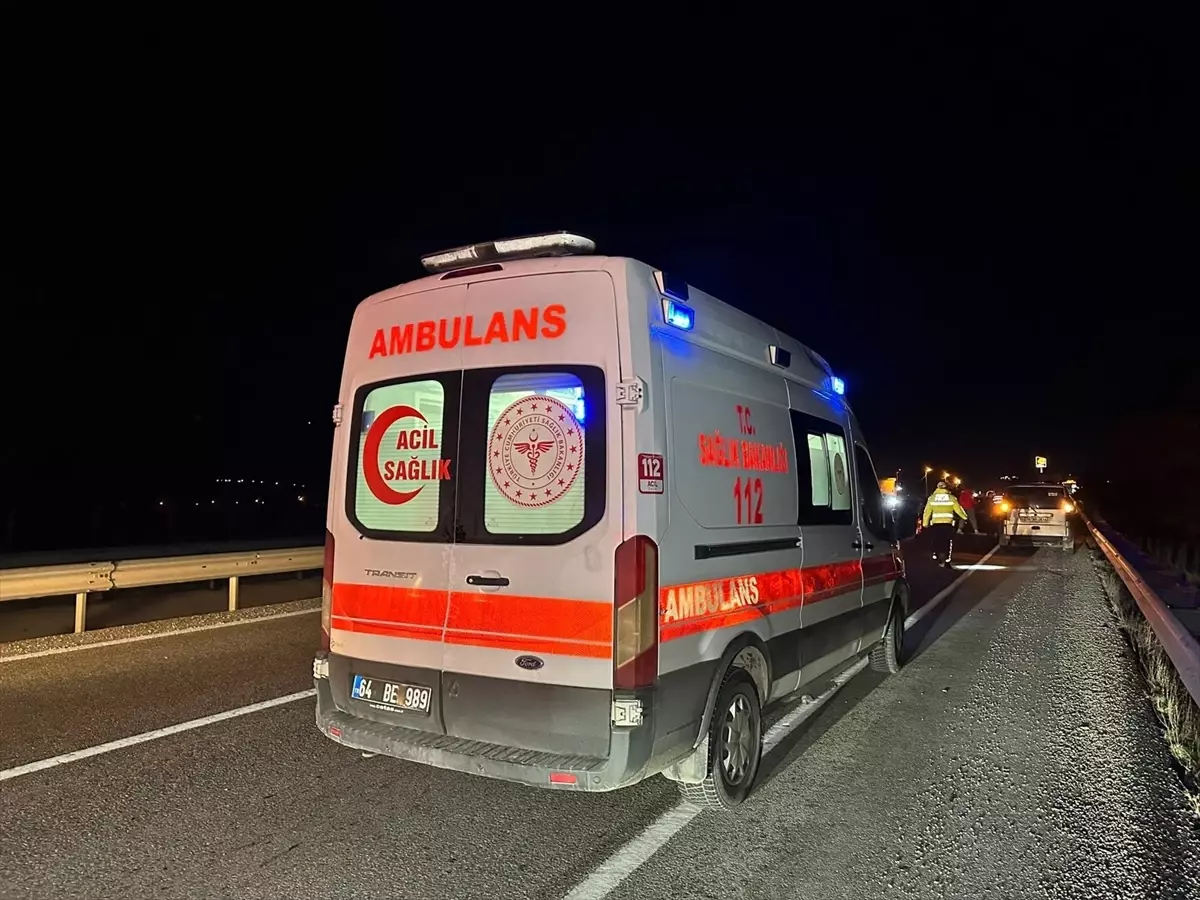 Uşak'ta cipin çarptığı yaya öldü