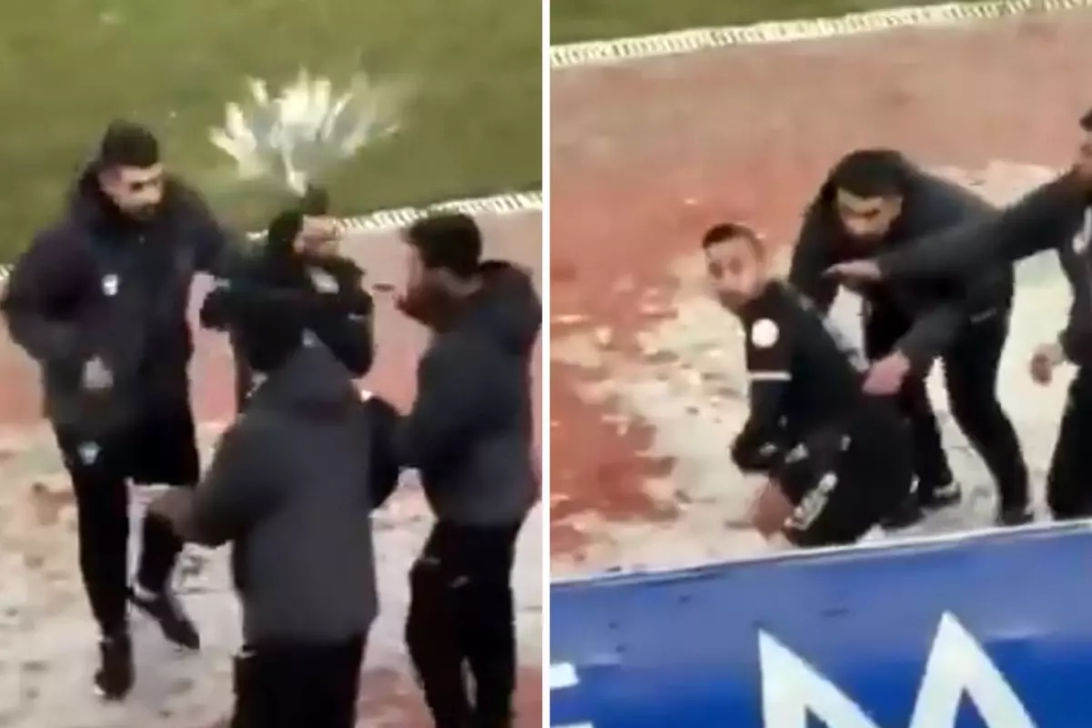 Amedsporlu Dia Saba'ya kartopu atıldı, sinirden çıldırdı