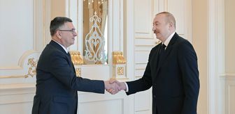 Azerbaycan Cumhurbaşkanı Aliyev, İsrail Dışişleri Bakanı Saar'ı kabul etti