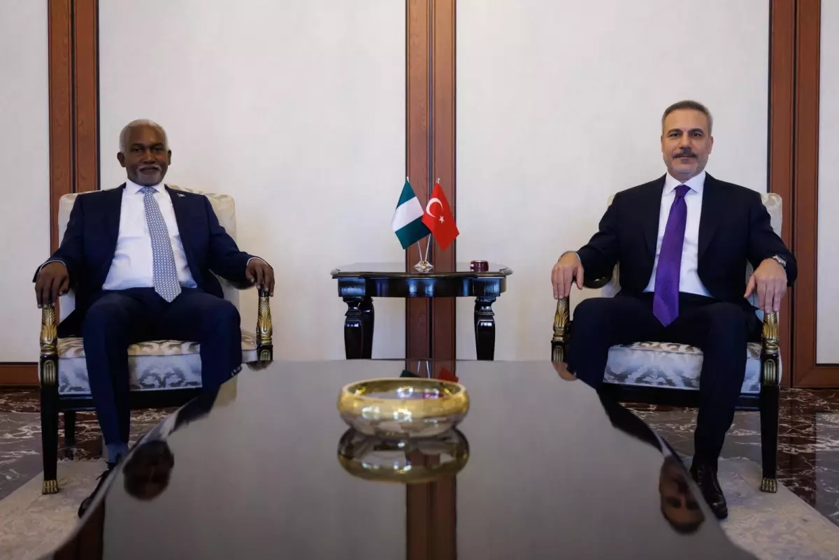 Bakan Fidan, Nijeryalı mevkidayı Tuggar ile görüştü