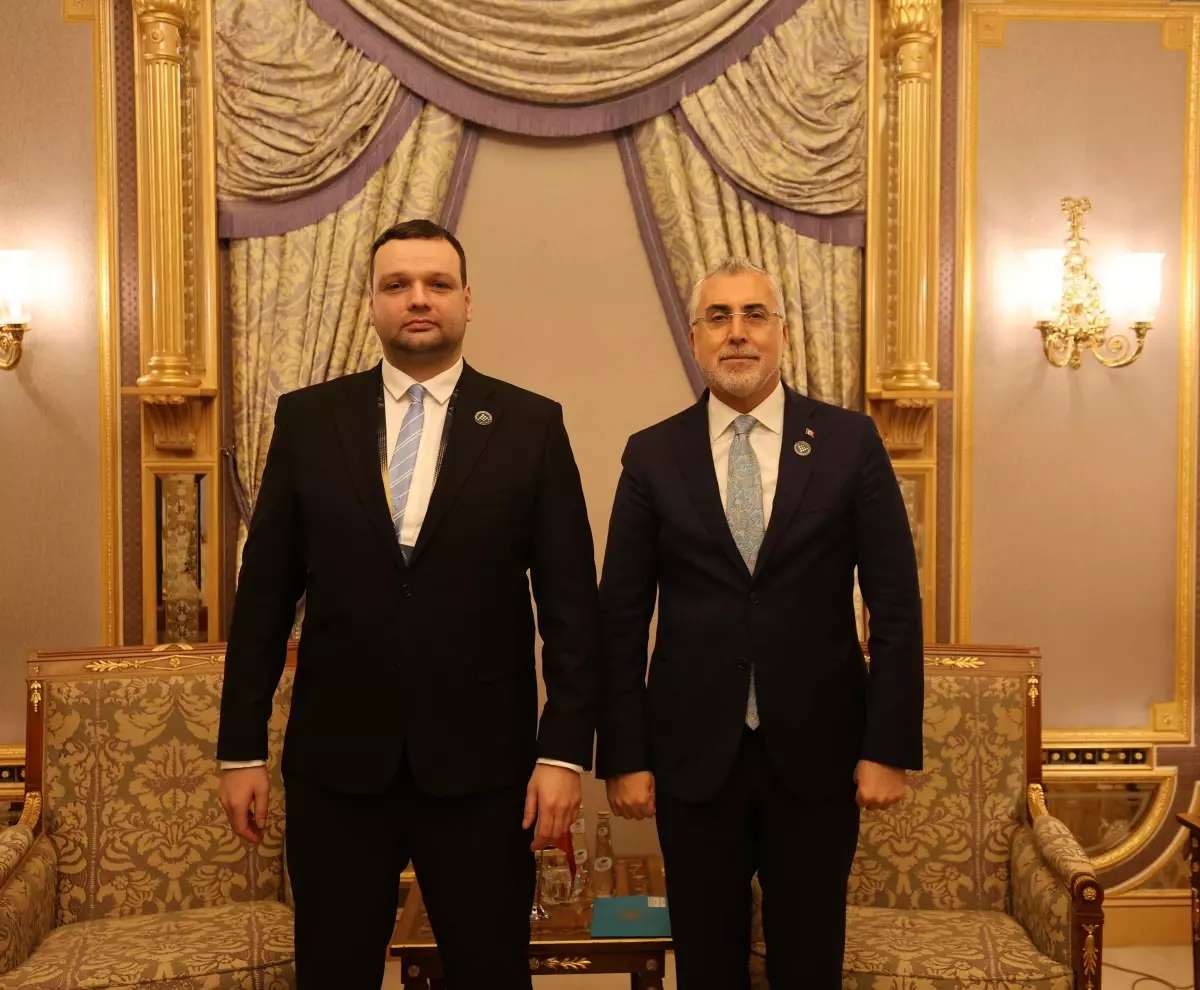 Bakan Işıkhan, Letonya Sosyal Refah Bakanı Uzulnieks ile görüştü