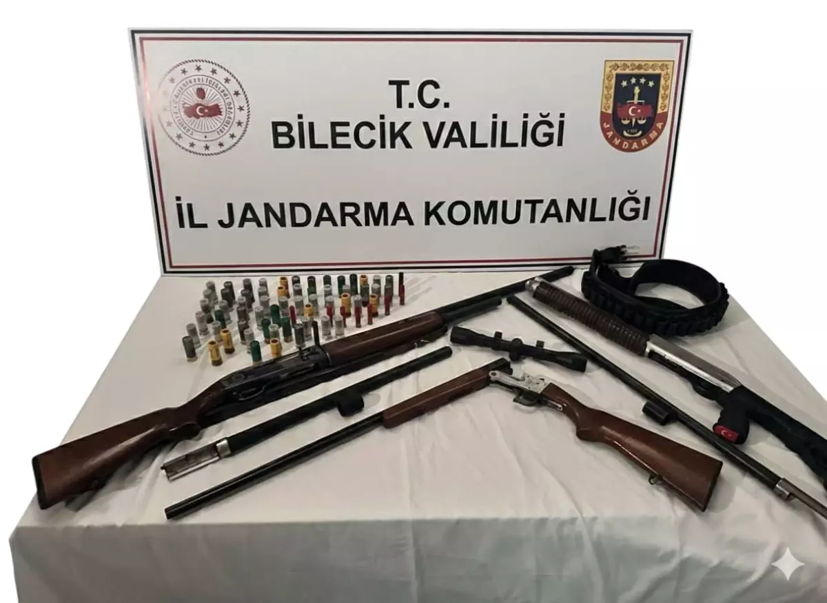 Bilecik'te ruhsatsız av tüfeklerine 24 bin 585 TL ceza