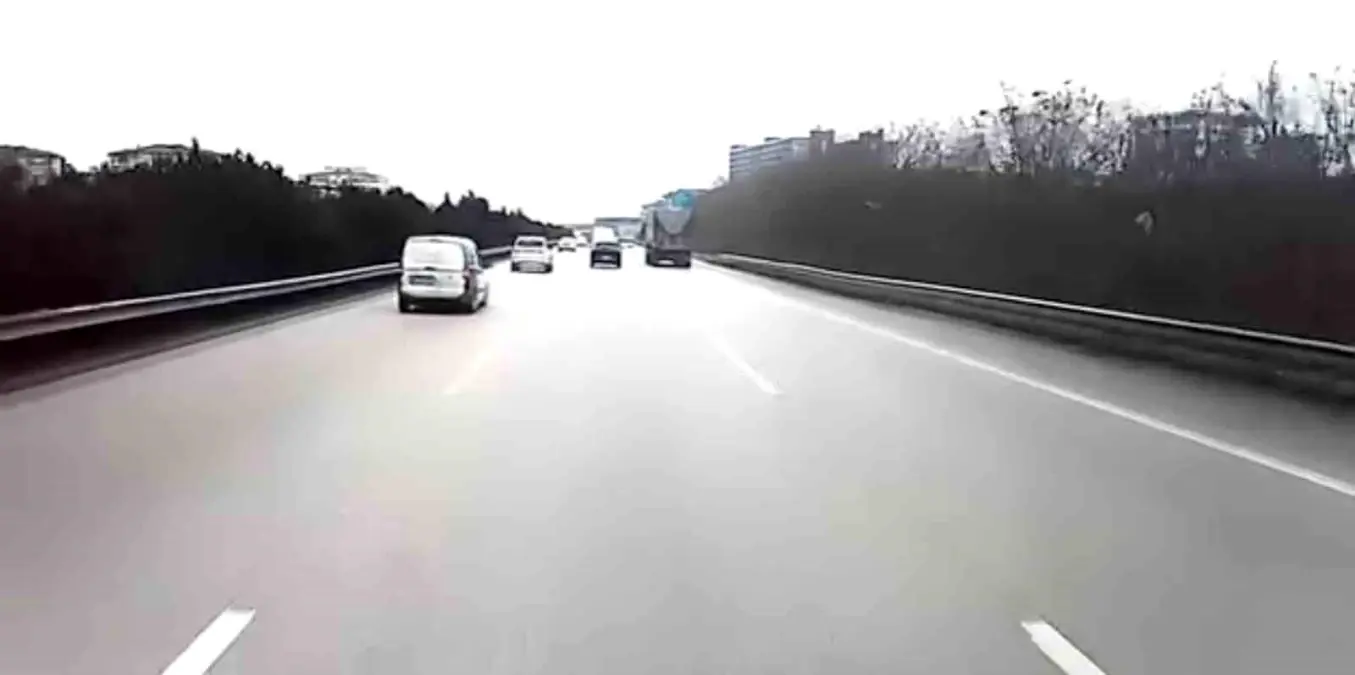 Bursa'da otoyolda facianın eşiğinden dönüldü