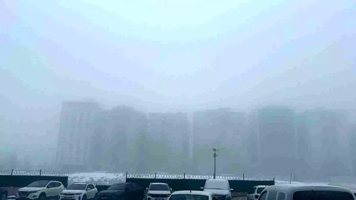 Diyarbakır sis denizinde kayboldu, uçak seferleri iptal edildi