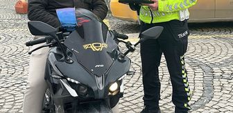 Edirne'de motosikletler denetlendi