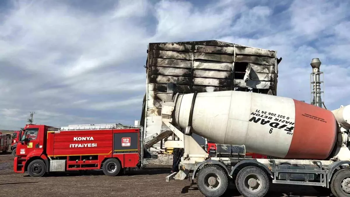 Elektrik üretim tesisinde çıkan yangın kontrol altına alındı
