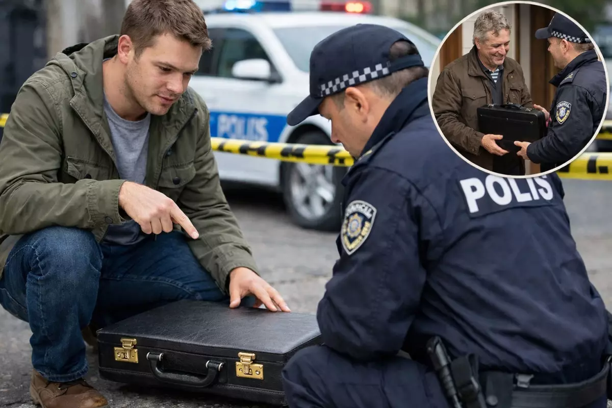Yerde buldu, içinden çil çil altın çıkınca polise koştu
