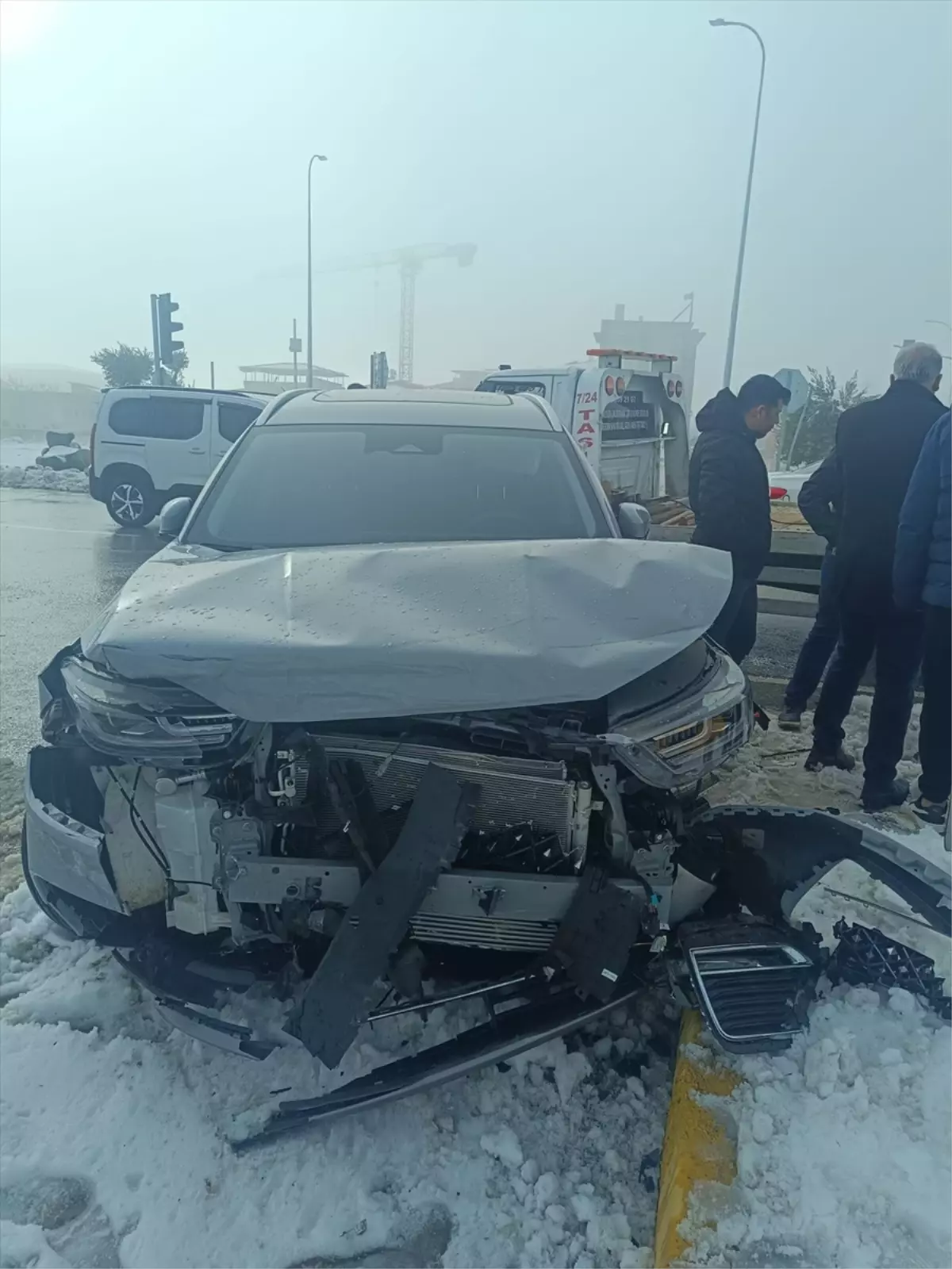Gaziantep'te 4 trafik kazasında 8 kişi yaralandı