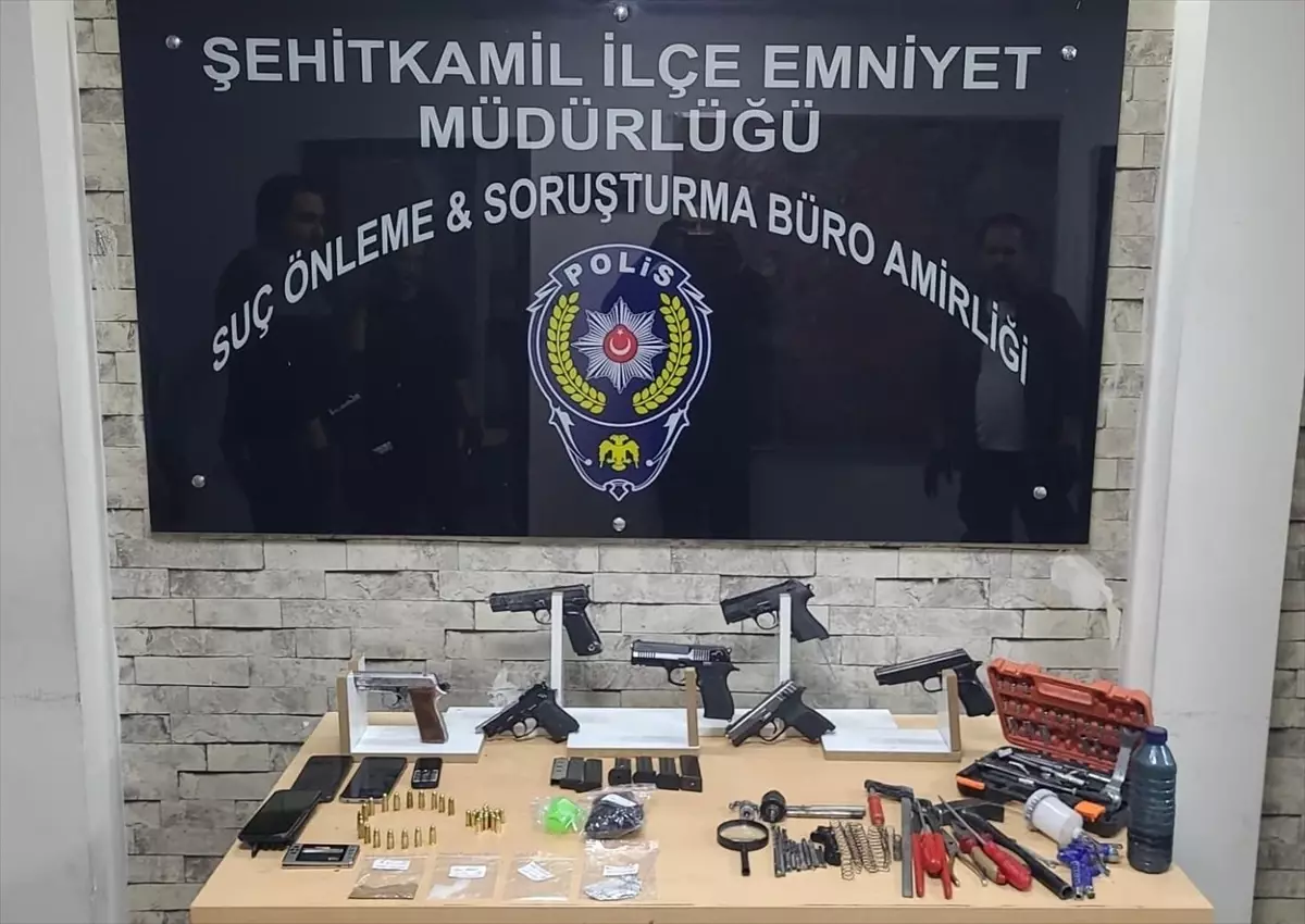 Gaziantep'te Ruhsatsız Silah Operasyonu