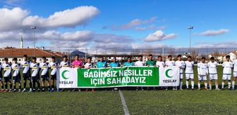 Konya'da amatör spor kulüplerinden Yeşilay'a destek