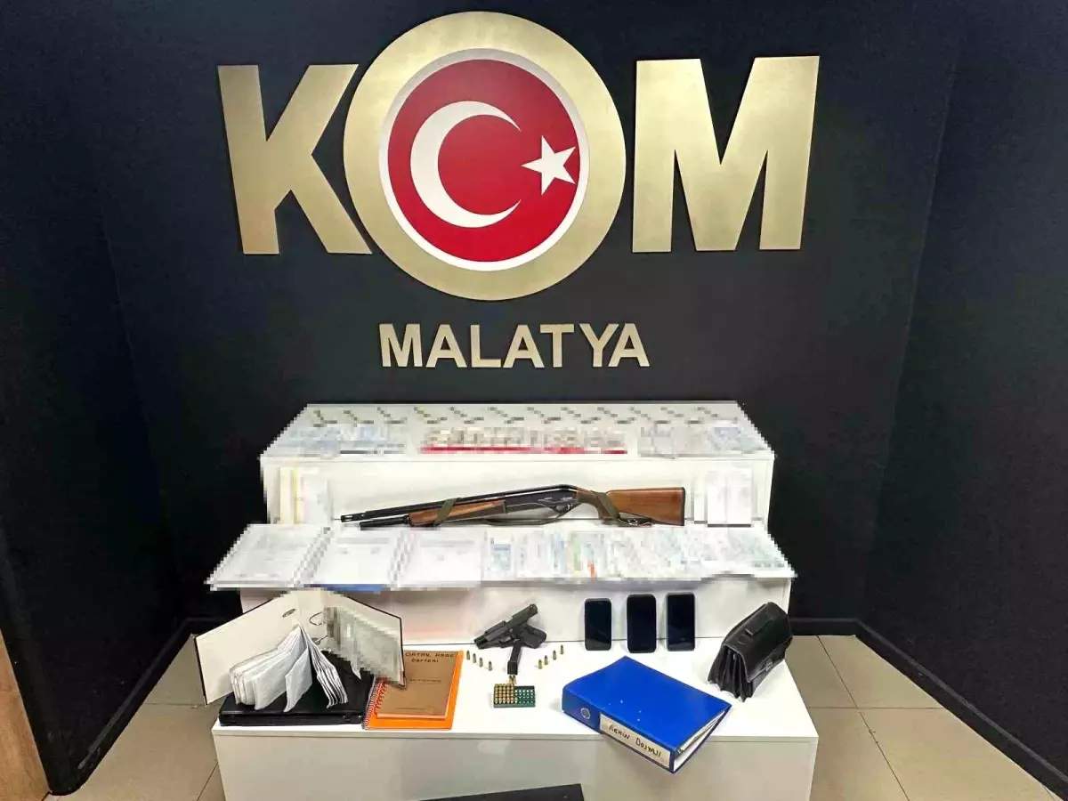 Malatya'da tefeci operasyonu: 3 tutuklama