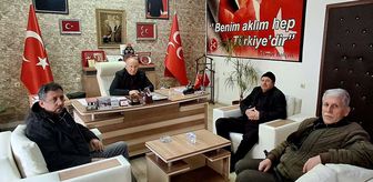MHP Beypazarı İlçe Başkanı Orhan ziyaretlerini sürdürdü