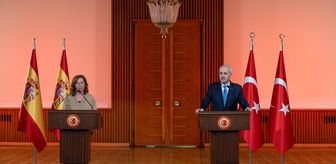 TBMM Başkanı Kurtulmuş, İspanya Temsilciler Meclisi Başkanı Armengol ile ortak basın toplantısında konuştu Açıklaması