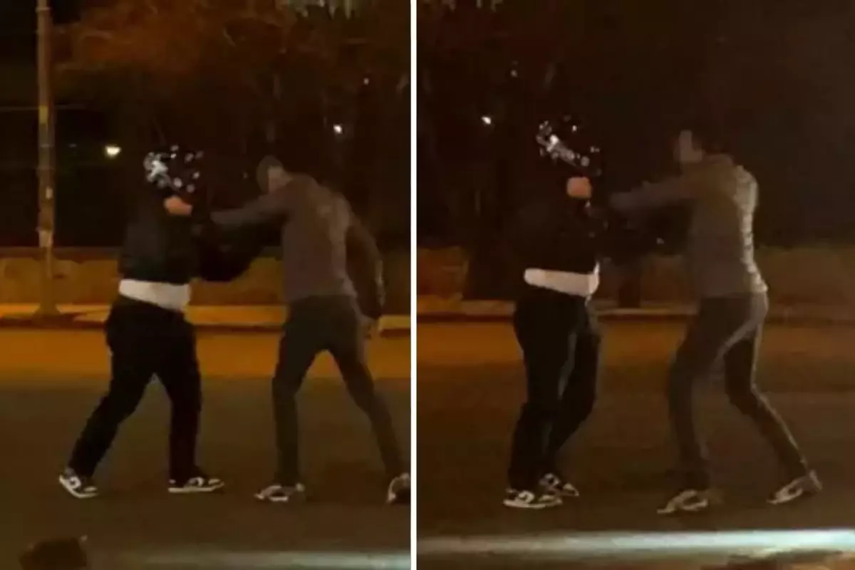 Trafiğin ortasında birbirlerine girdiler! İşte o anlar