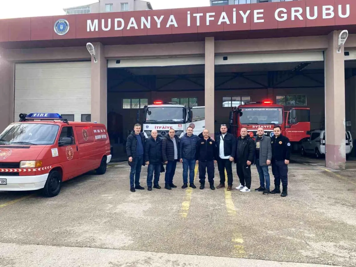 Üsküp'ten itfaiye gönüllü timleri Mudanya'da