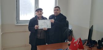 82 yaşında okuma yazma öğrendi