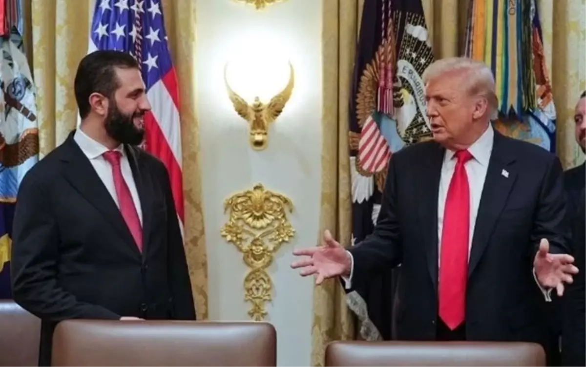 ABD Başkanı Trump: Suriye'nin çok saygın Cumhurbaşkanı ile çok iyi bir görüşme gerçekleştirdik