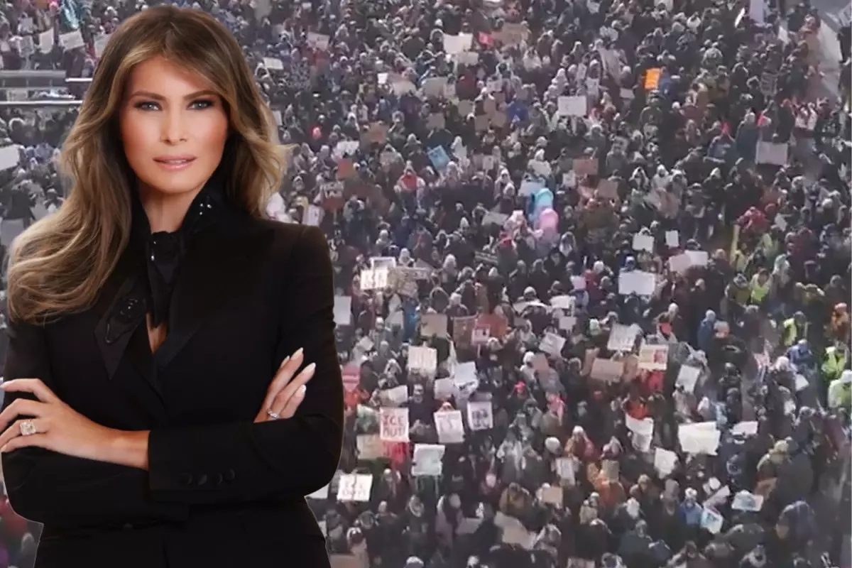 ABD First Lady'si Melania Trump'tan barışçıl protesto çağrısı
