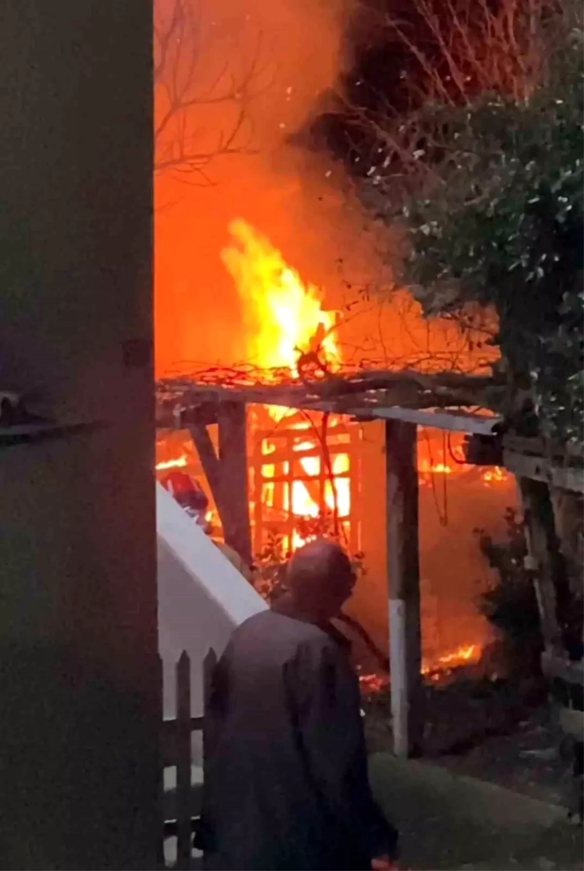 Bartın'da odunluk yangını paniğe neden oldu