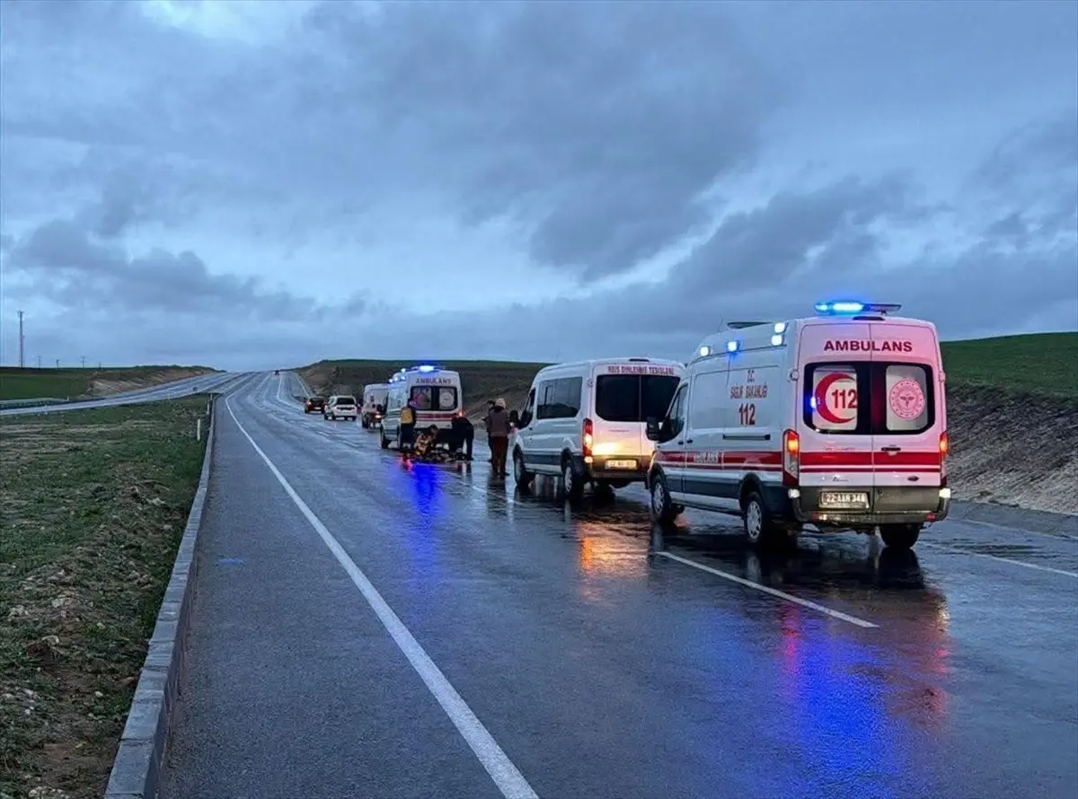 Edirne'de otomobilin çarptığı yaya öldü