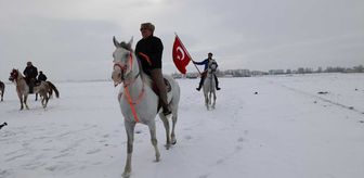 Erzurum'da yaban hayvanları için doğaya yem bırakıldı