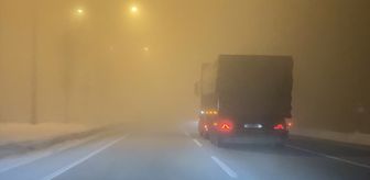 Erzurum'da yoğun sis etkili oldu