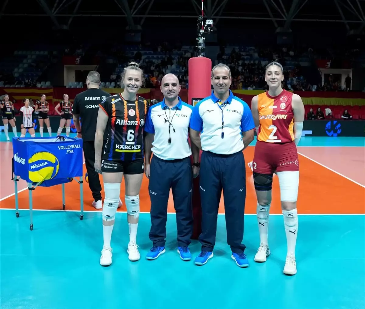 Galatasaray Daikin, Stuttgart'ı 3-1 mağlup etti