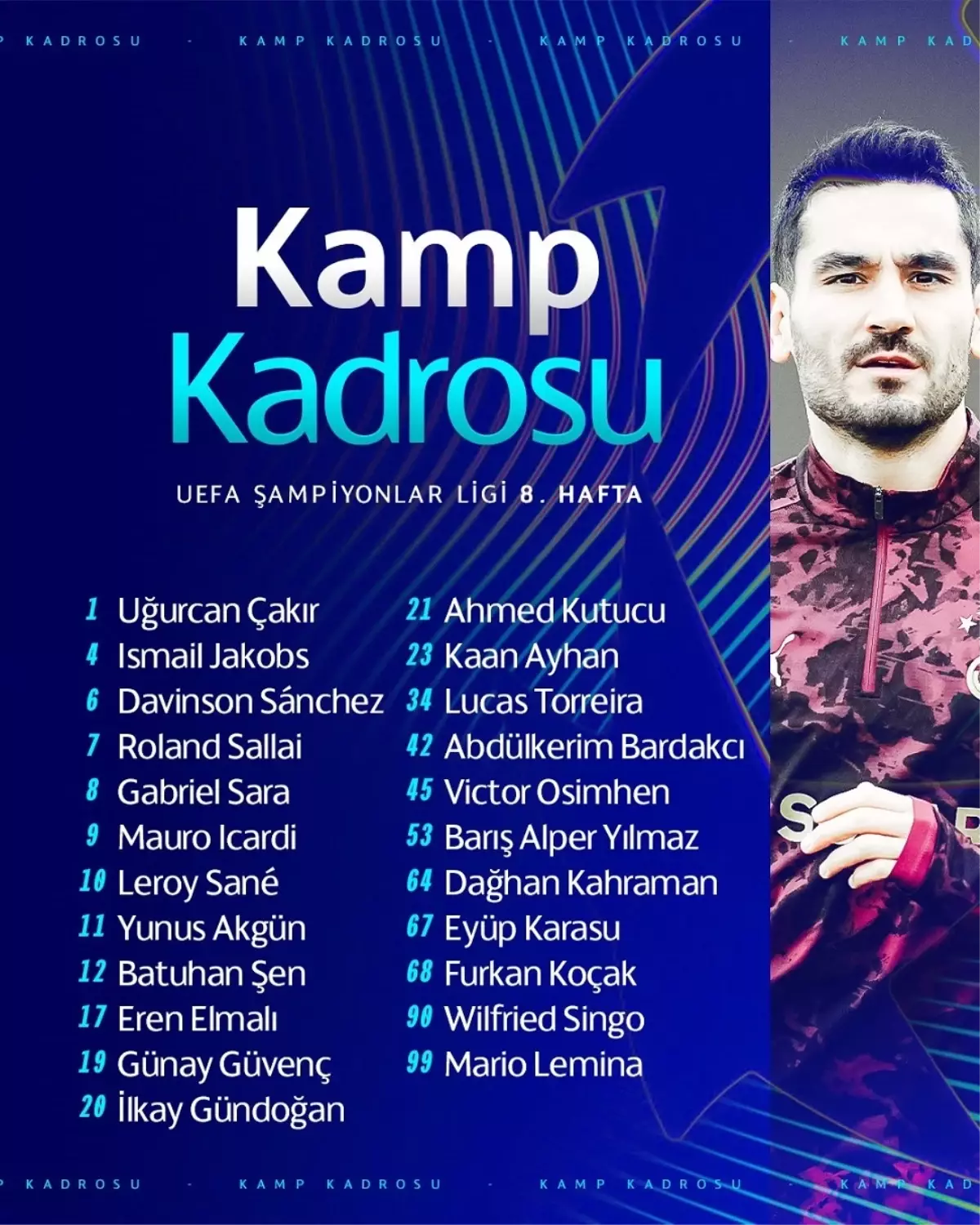 Galatasaray, Manchester City deplasmanı için yola çıktı