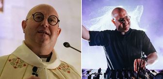 Gündüz kilisede ayin yönetiyor, gece partide DJ'lik yapıyor