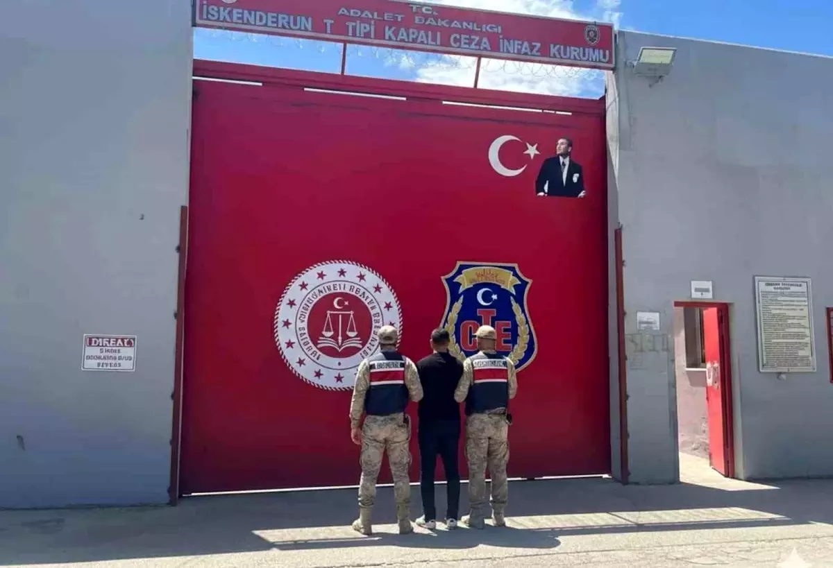 Hatay'da 34 yıl hapis cezası ile aranan şahıs yakalandı