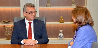 KKTC Cumhurbaşkanı Erhürman, BM Kıbrıs Temsilcisi Cuellar'ı kabul etti