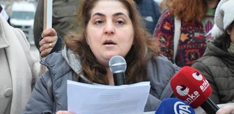 Malatya Demokratik Kadın Platformu, eşi tarafından öldürülen Beste Kızılay için eylem yaptı