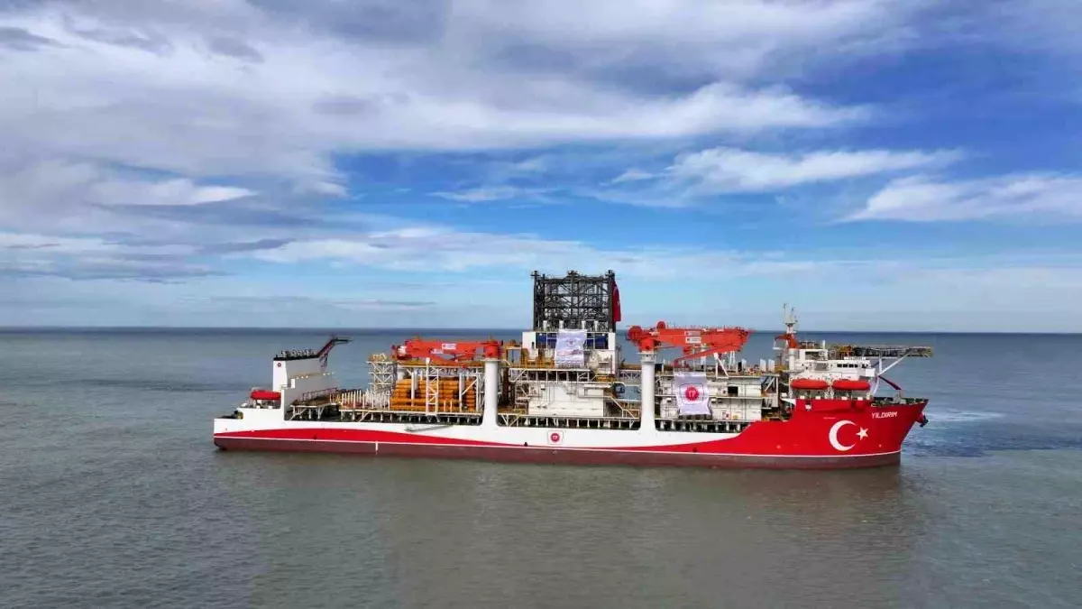 Mavi Vatan'ın yeni neferi Yıldırım havadan görüntülendi