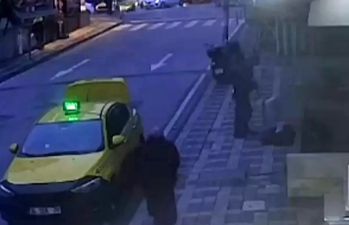 Özbek kadının öldürüldüğü olaya ilişkin yeni görüntüler ortaya çıktı, taksiye böyle binmişler