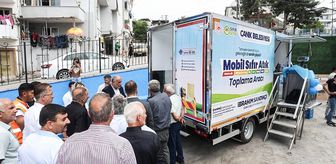 Samsun'da ev atıkları market alış verişine dönüşüyor