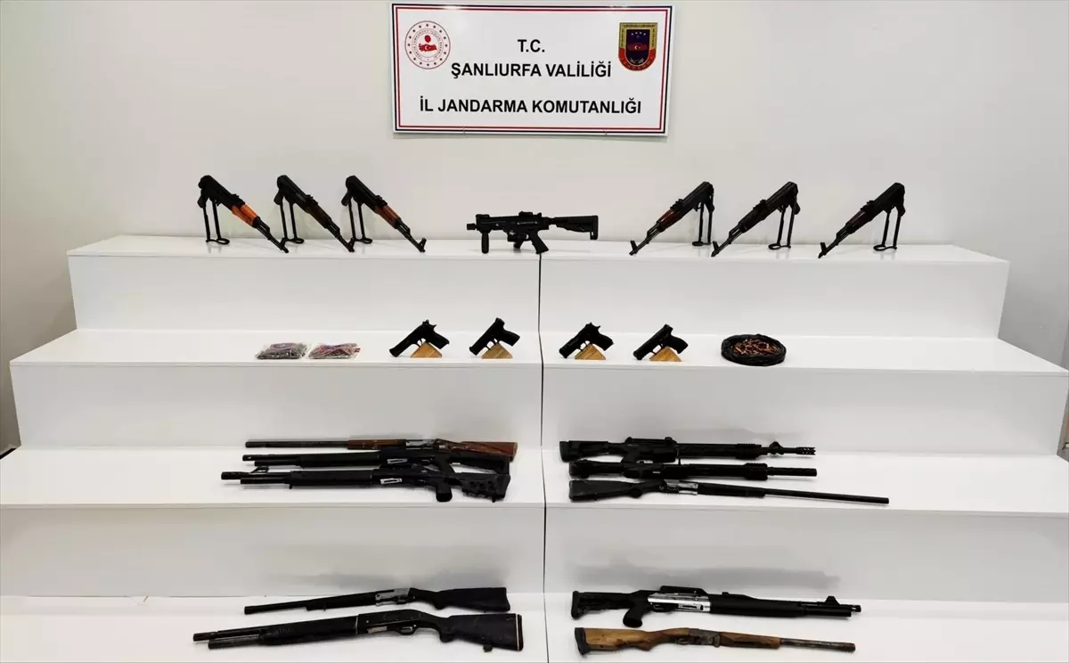 Şanlıurfa'da silah kaçakçılığı operasyonunda 7 şüpheli yakalandı