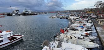 Tekirdağ'da deniz ulaşımına lodos engeli