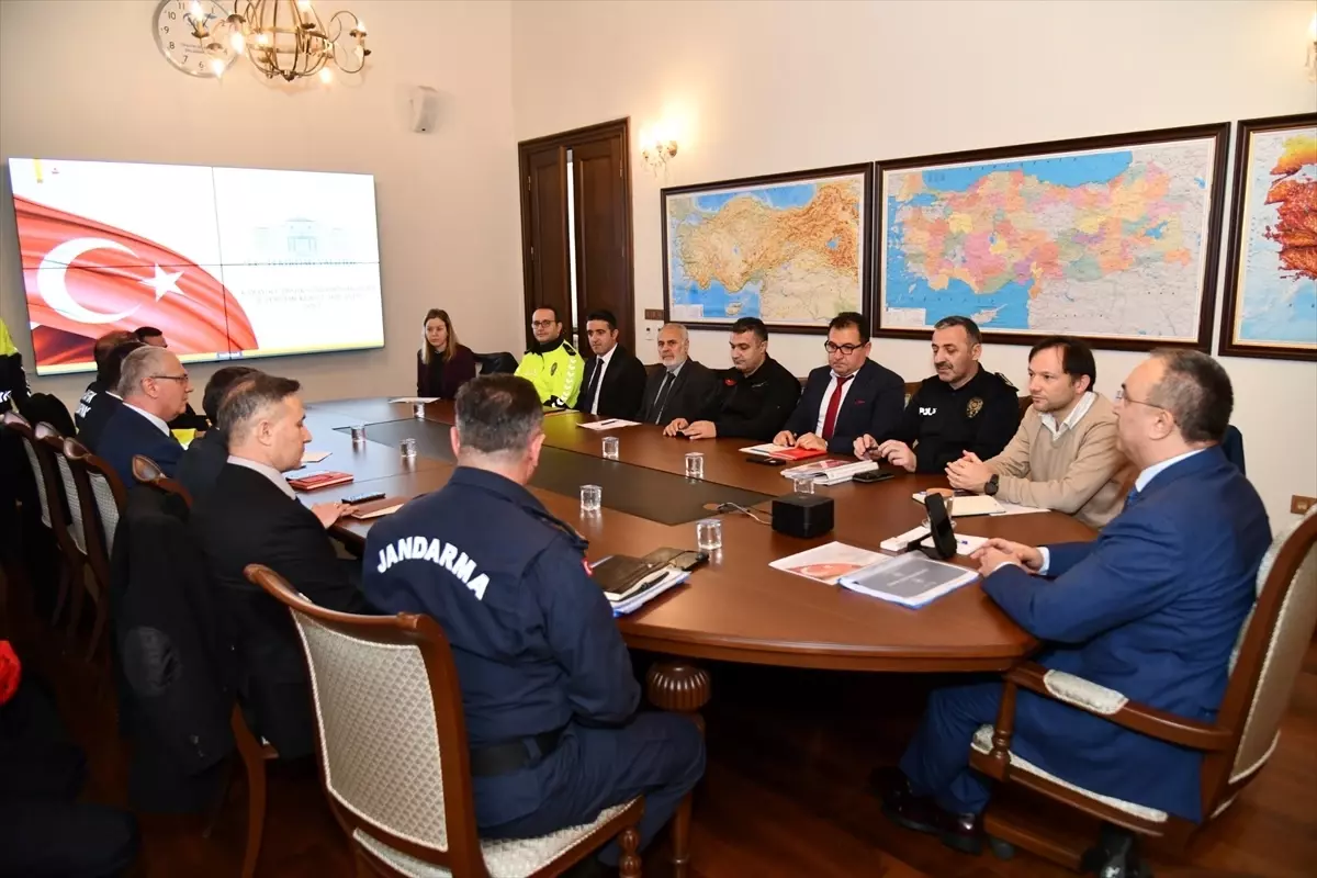 Tekirdağ'da trafik güvenliği eylem planı toplantısı yapıldı