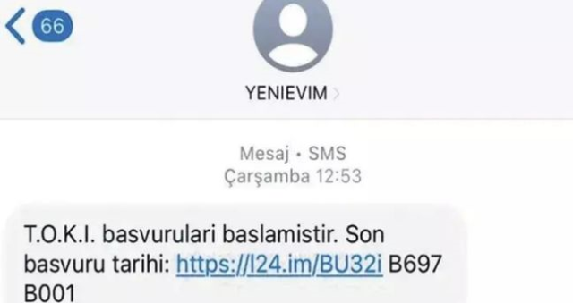 TOKİ 'Yenievim' adıyla gelen SMS'ler sahte mi? 'Yenievim' adıyla gelen SMS'ler dolandırıcılar tarafından mı gönderiliyor?