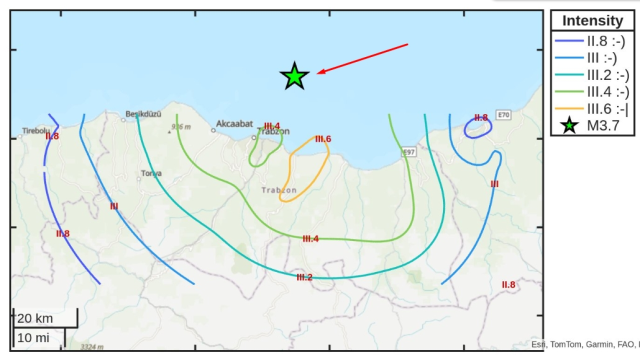 Trabzon deprem mi oldu? 27 Ocak Salı Trabzon nerede deprem oldu? Trabzon deprem mi oldu? 27 Ocak Salı Trabzon nerede deprem oldu?